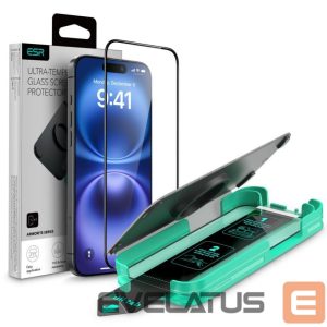 Другой аксессуар для телефона ESR  TEMPERED GLASS ESR ARMORITE IPHONE 16 PRO BLACK 