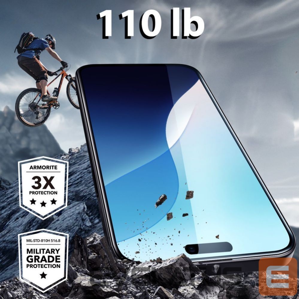 Другой аксессуар для телефона ESR TEMPERED GLASS ESR ARMORITE IPHONE 16 PRO BLACK