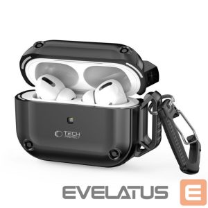 Другой аксессуар для телефона Tech-Protect  Tech-Protect Rough Hook Case with Carabiner for Apple AirPods Pro 1 / 2 - Black 