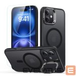 Другой аксессуар для телефона ESR  ESR Classic Hybrid Kickstand Halolock MagSafe Case Set + Tempered Glass for iPhone 16 - Black 
