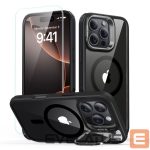 Другой аксессуар для телефона ESR  ESR Classic Hybrid Kickstand Halolock MagSafe Case Set + Tempered Glass for iPhone 16 Pro - Clear 