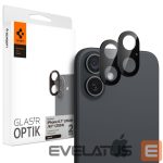 Другой аксессуар для телефона Spigen  Spigen Optik GLAS.TR Camera Protector 2-PACK for iPhone 16 / 16 PLUS - Black 