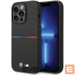 Чехол на заднюю панель BMW  BMW Silicone Pattern iPhone 15 Pro Case - Black 