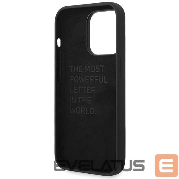 Чехол на заднюю панель BMW BMW Silicone Pattern iPhone 15 Pro Case - Black