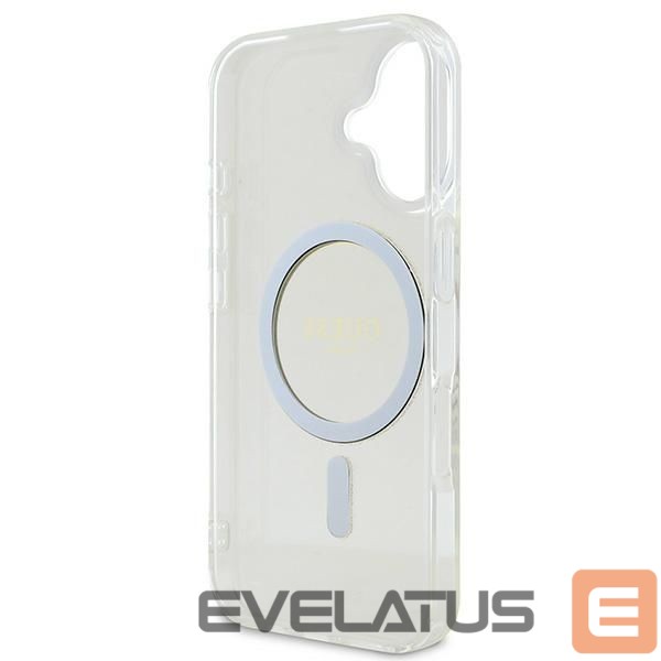 Другой аксессуар для телефона Guess Apple Guess IML Glitter Circle MagSafe iPhone 16 Case - Clear