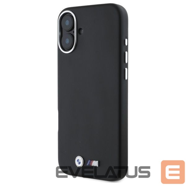 Другой аксессуар для телефона BMW BMW M Smooth Full Wrapped Metal MagSafe Case for iPhone 16 Plus - Black