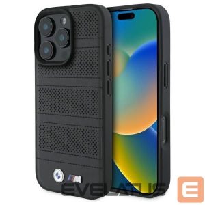 Другой аксессуар для телефона BMW  BMW M Perforated And Stitched Line MagSafe case for iPhone 16 Pro Max - black 