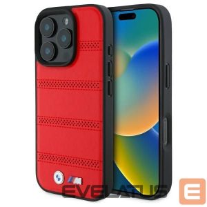 Другой аксессуар для телефона BMW  BMW M Perforated And Stitched Line MagSafe case for iPhone 16 Pro Max - red 
