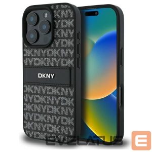 Другой аксессуар для телефона DKNY  DKNY Texture Pattern Tonal Stripe iPhone 16 Pro Max Case - Black 