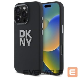 Другой аксессуар для телефона DKNY  DKNY Liquid Silicone Metal Logo iPhone 16 Pro Max Case - Black 