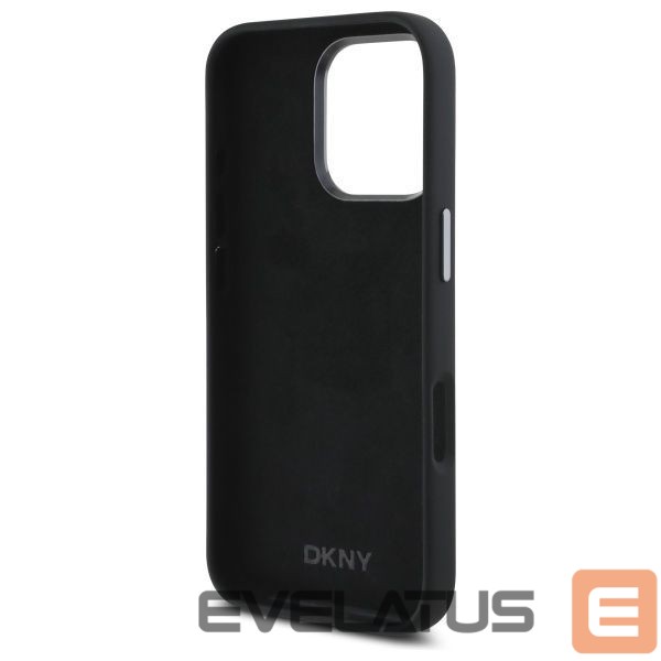 Другой аксессуар для телефона DKNY DKNY Liquid Silicone Metal Logo iPhone 16 Pro Max Case - Black