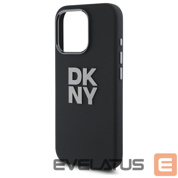 Другой аксессуар для телефона DKNY DKNY Liquid Silicone Metal Logo iPhone 16 Pro Max Case - Black