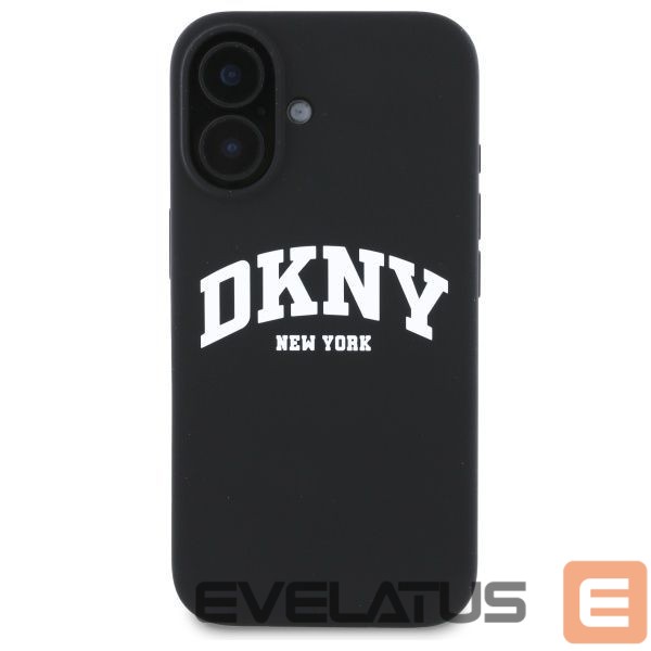 Другой аксессуар для телефона DKNY DKNY Silicone White Printed Logo MagSafe iPhone 16 Case - Black