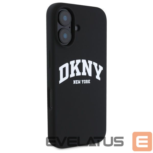 Другой аксессуар для телефона DKNY DKNY Silicone White Printed Logo MagSafe iPhone 16 Case - Black