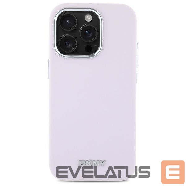 Другой аксессуар для телефона DKNY DKNY Liquid Silicone Small Metal Logo MagSafe iPhone 16 Pro Max Case - Pink