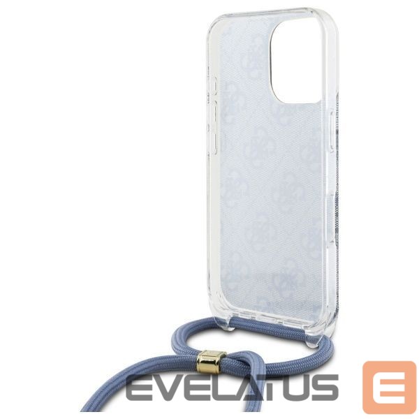 Другой аксессуар для телефона Guess Guess Crossbody Cord 4G Print Case for iPhone 16 Pro Max - Blue