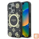 Другой аксессуар для телефона Guess  Guess IML Peony On 4G Background MagSafe case for iPhone 16 Pro - black 
