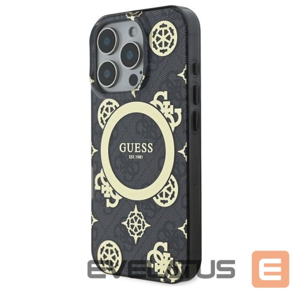 Другой аксессуар для телефона Guess Guess IML Peony On 4G Background MagSafe case for iPhone 16 Pro - black
