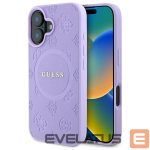Другой аксессуар для телефона Guess  Guess Saffiano Peony Classic Logo MagSafena iPhone 16 Plus Case - Purple 