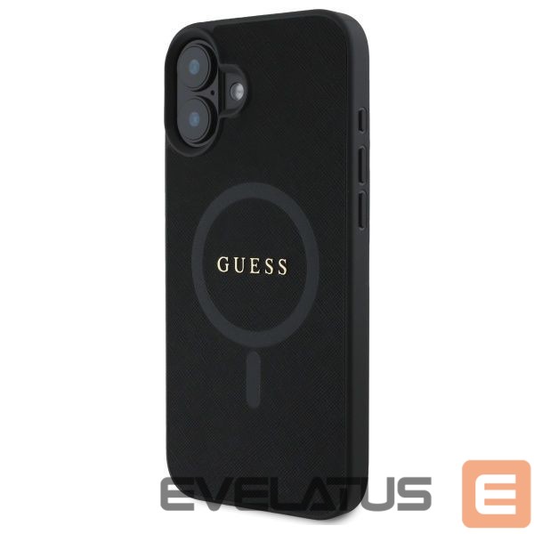 Другой аксессуар для телефона Guess Guess Saffiano Classic Logo MagSafe case for iPhone 16 - black