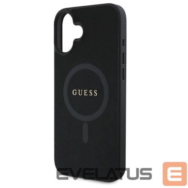 Другой аксессуар для телефона Guess Guess Saffiano Classic Logo MagSafe case for iPhone 16 - black