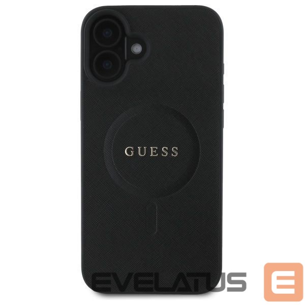 Другой аксессуар для телефона Guess Guess Saffiano Classic Logo MagSafe case for iPhone 16 - black