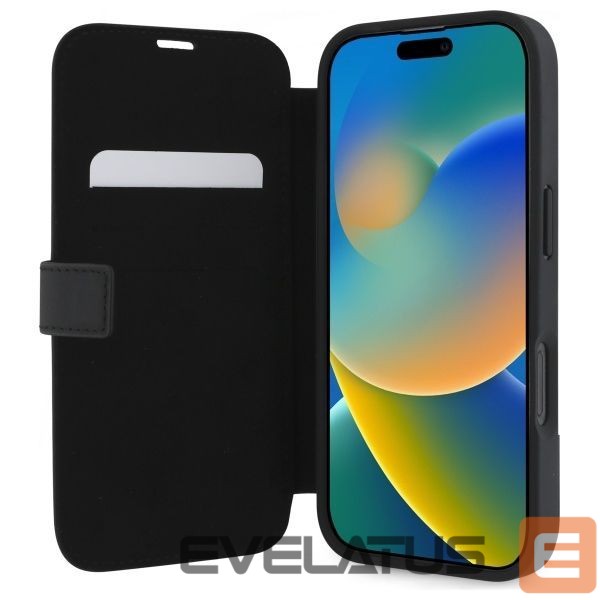 Другой аксессуар для телефона Mercedes-Benz Mercedes MB Waves Leather Case for iPhone 16 Pro Max - Black