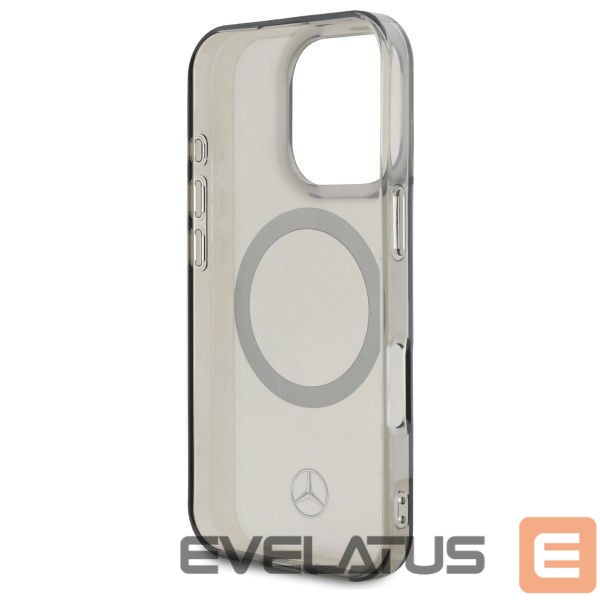 Другой аксессуар для телефона Mercedes-Benz Mercedes Silver Ring MagSafe iPhone 16 Pro Case - Black