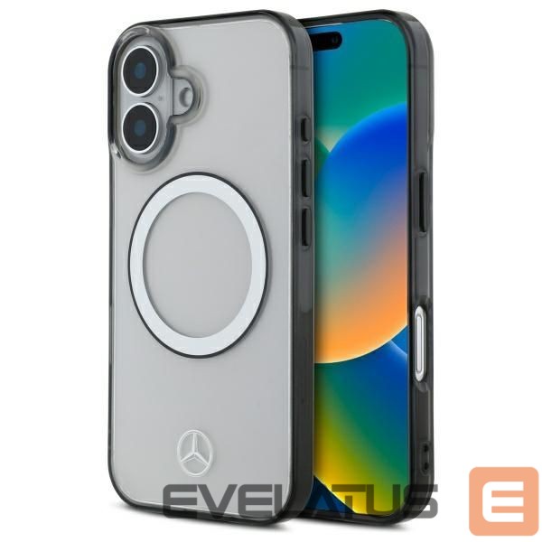 Другой аксессуар для телефона Mercedes-Benz Mercedes Printed Logo MagSafe iPhone 16 Case - Clear