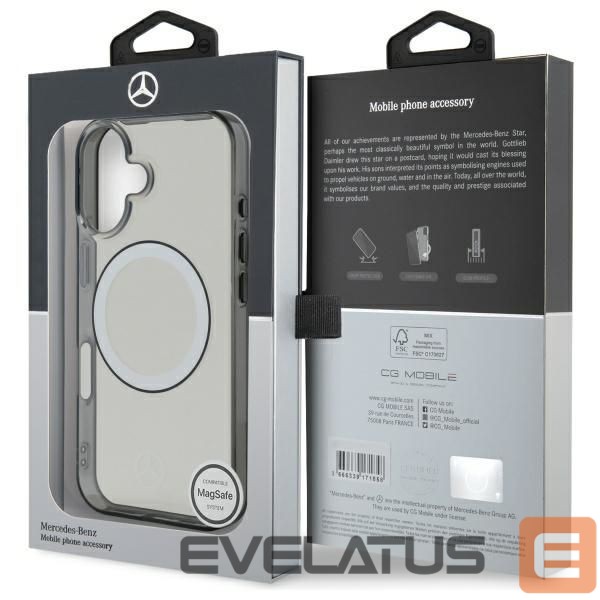 Другой аксессуар для телефона Mercedes-Benz Mercedes Printed Logo MagSafe iPhone 16 Case - Clear