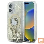 Другой аксессуар для телефона Hello Kitty  Hello Kitty Liquid Glitter Fever MagSafe iPhone 16 Case - Gold 