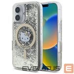Другой аксессуар для телефона Hello Kitty  Hello Kitty Liquid Glitter Fever MagSafe iPhone 16 Case - Gold 