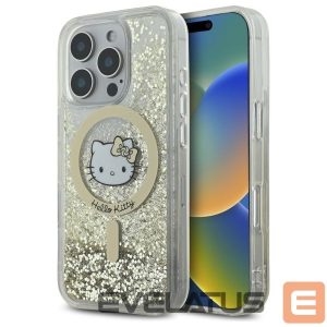 Другой аксессуар для телефона Hello Kitty  Hello Kitty Liquid Glitter Fever MagSafe Case for iPhone 16 Pro Max - Gold 