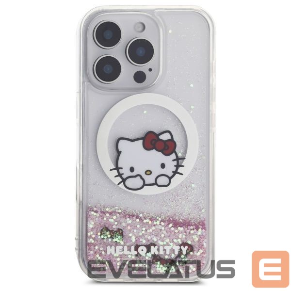 Другой аксессуар для телефона Hello Kitty Hello Kitty Liquid Glitter Sweet Kitty Bows MagSafe Case for iPhone 16 Pro Max - White