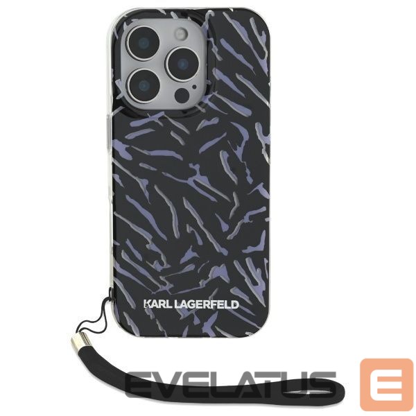Другой аксессуар для телефона Karl Lagerfeld Karl Lagerfeld Zebra With Cord iPhone 16 Pro Case - Purple