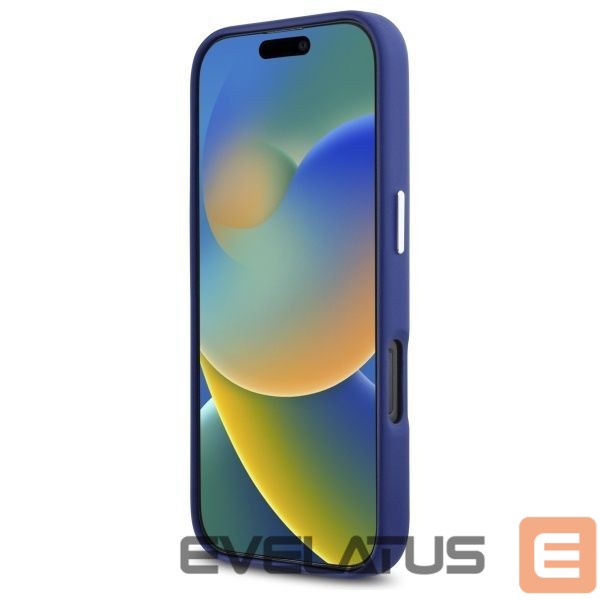 Другой аксессуар для телефона Karl Lagerfeld Karl Lagerfeld FW Metal Plate MagSafe iPhone 16 Pro Case - Blue