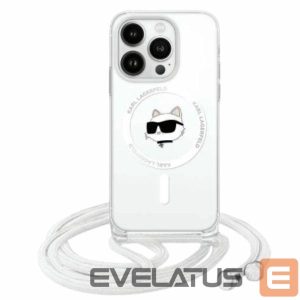 Другой аксессуар для телефона Karl Lagerfeld  Karl Lagerfeld IML Choupette Head & Cord Magsafe Case for iPhone 16 Pro Max - Clear 