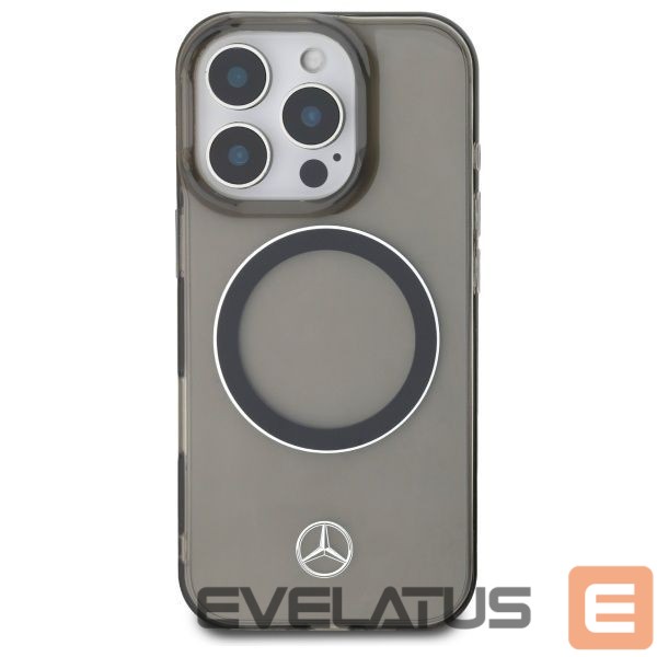 Другой аксессуар для телефона Mercedes-Benz Mercedes Silver Ring MagSafe iPhone 16 Pro Max Case - Black