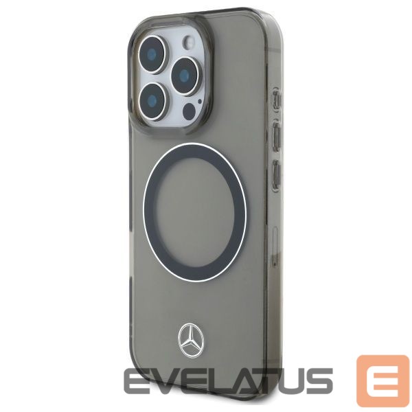 Другой аксессуар для телефона Mercedes-Benz Mercedes Silver Ring MagSafe iPhone 16 Pro Max Case - Black