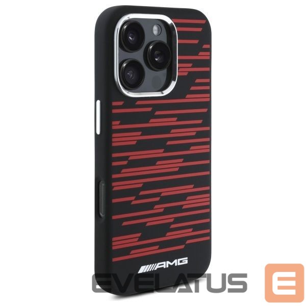 Другой аксессуар для телефона Mercedes-Benz AMG Silicone Graphics MagSafe case for iPhone 16 Pro - black