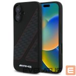 Другой аксессуар для телефона Mercedes-Benz  AMG Checkered Flag Pattern MagSafe iPhone 16 Case - Black 