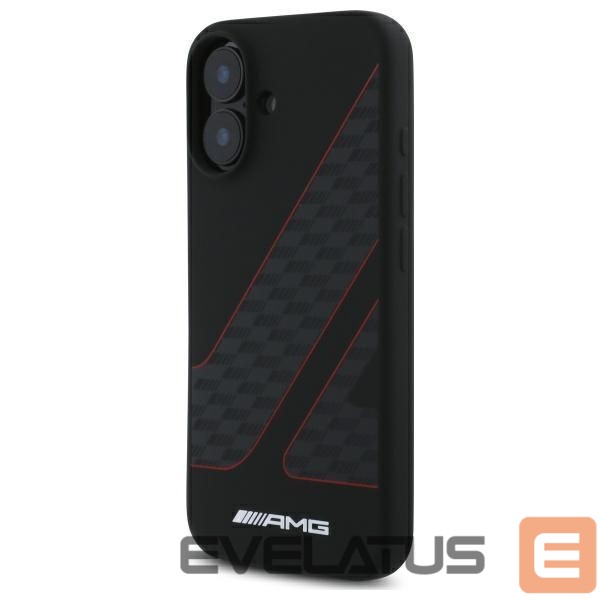 Другой аксессуар для телефона Mercedes-Benz AMG Checkered Flag Pattern MagSafe iPhone 16 Case - Black