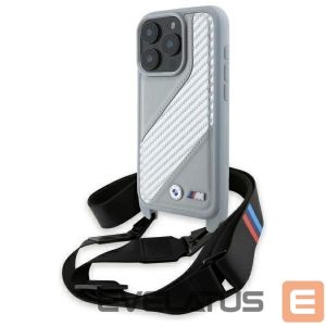 Другой аксессуар для телефона BMW  BMW M Edition Carbon Stripe & Strap iPhone 16 Pro Case - Gray 