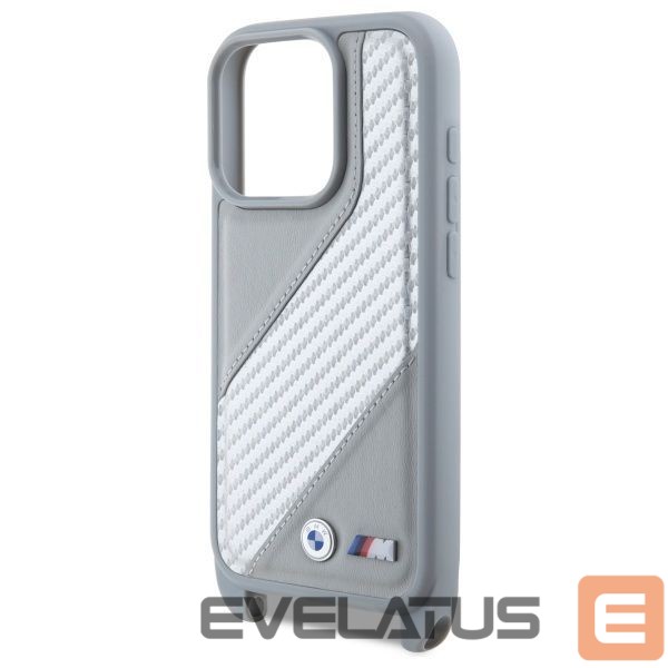 Другой аксессуар для телефона BMW BMW M Edition Carbon Stripe & Strap iPhone 16 Pro Case - Gray