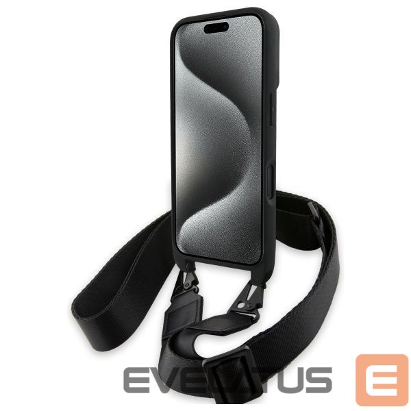 Другой аксессуар для телефона BMW BMW M Edition Carbon Stripe & Strap iPhone 16 Plus Case - Black