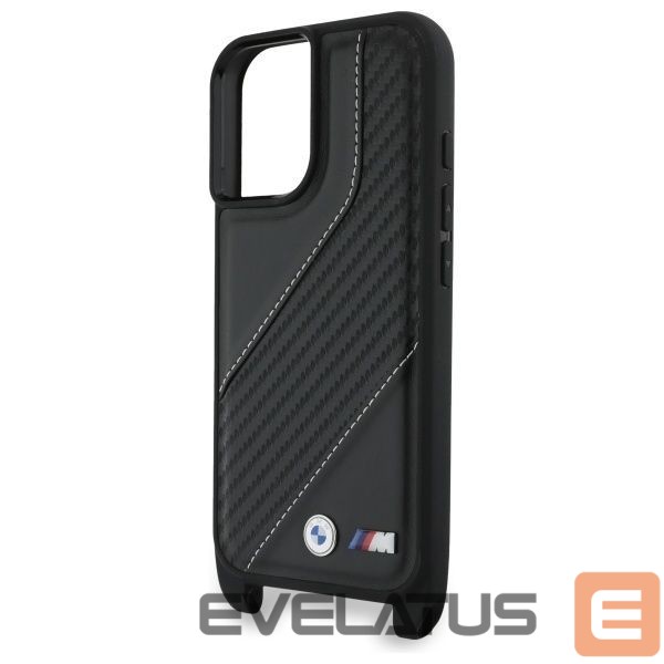 Другой аксессуар для телефона BMW BMW M Edition Carbon Stripe & Strap iPhone 16 Plus Case - Black