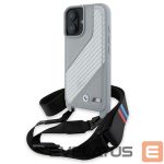 Другой аксессуар для телефона BMW  BMW M Edition Carbon Stripe & Strap iPhone 16 Case - Gray 