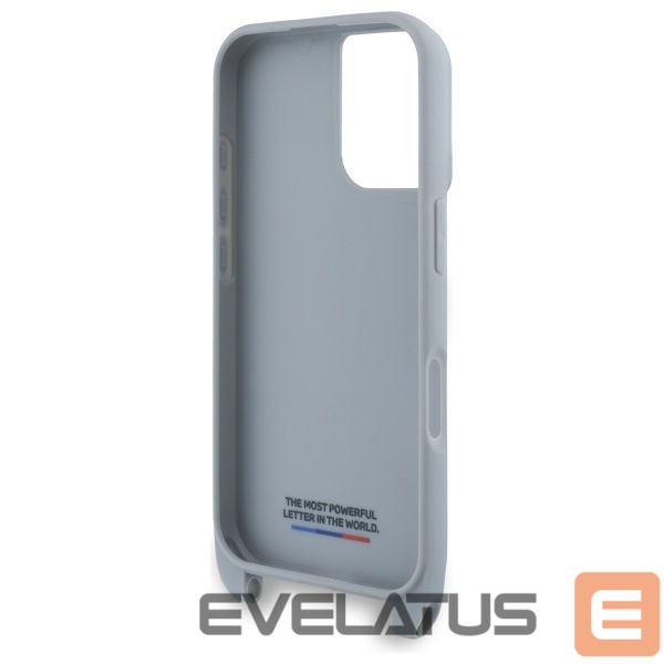 Другой аксессуар для телефона BMW BMW M Edition Carbon Stripe & Strap iPhone 16 Case - Gray