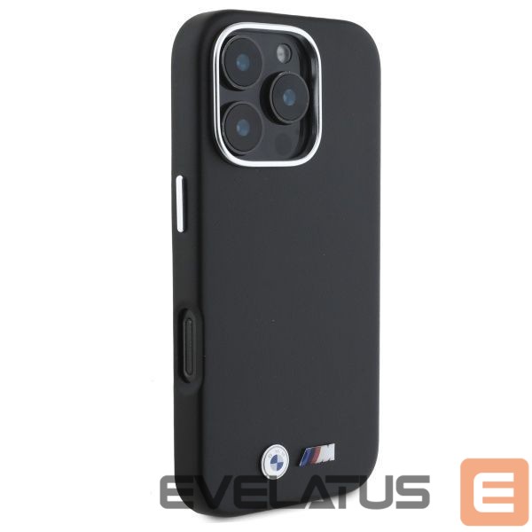 Другой аксессуар для телефона BMW BMW M Smooth Full Wrapped Metal MagSafe Case for iPhone 16 Pro Max - Black
