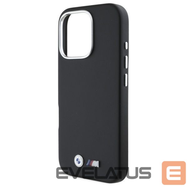 Другой аксессуар для телефона BMW BMW M Smooth Full Wrapped Metal MagSafe Case for iPhone 16 Pro Max - Black